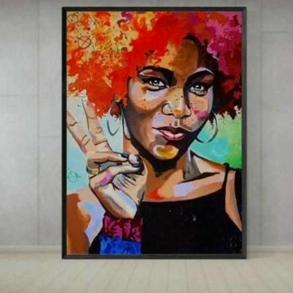 Melanin, Abstract, Colorful Art Print- 22x28 - Picture 1 of 1